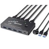 HDMI USB 3.0 KVM Switch for 2 Desktop or 2