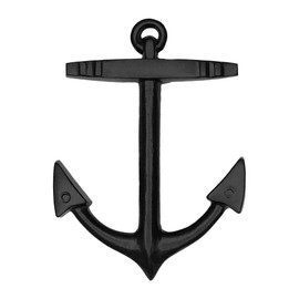 Anchor Door Knocker - Matte Black (Standard Size)