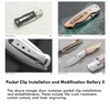 EZSMITH (Model 23x Universal Pocket Clip - (Satin Finish) -