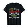 Morris Family Christmas Costume Mistletoe Group Matching T-Shirt