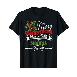 Morris Family Christmas Costume Mistletoe Group Matching T-Shirt