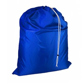 Super Extra Large Heavy Duty 100% Nylon Laundry Storage Bag, H U G E size: L 40" x H 50", Family size Bag with Locking Closure Drawstring, Machine Washable, XXL Organizer Bag. Made in USA (ROYAL BLUE)