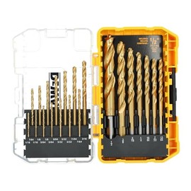 DEWALT Juego de brocas de titanio, 21 piezas, DW1361