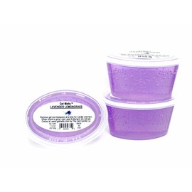 3 Pack Lavender Lemongrass Aroma Gel Melts For Warmers And Burners By The Gel Candle Company PEEL, MELT AND ENJOY