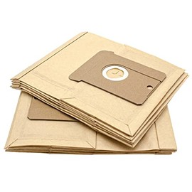 vhbw 10x Staubsaugerbeutel kompatibel mit AEG/Electrolux Vampyr 625EL, Comfort Staubsauger - Papier, 22, 23, 24, 25, 26, 25cm x 20,5cm, Sandfarben