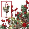 BANBERRY DESIGNS Pinecone Berry Pine Twig Decorative Seasonal Floral Picks