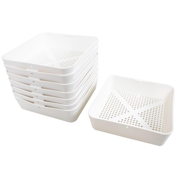 Leyso 8 Pcs 8.5-inch Thermoplastic Floor Sink Drain Strainer Drop-in