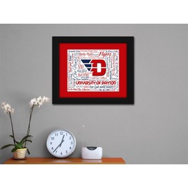 University of Dayton 16x20 Beautifully Framed Canvas Art Piece