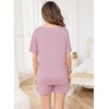 Sopesil Pyjamas for Women Shorts Sets Ladies Pjs Short Sleeve