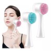 Universo en Linea Cepillo Limpieza Facial Doble Cara Manual Exfoliante