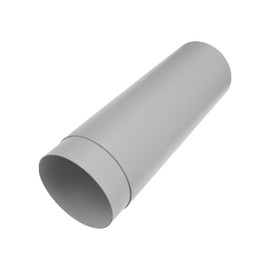 4 Inch Adjustable Through-Wall Vent Duct - White - Different Vent Covers on Both Sides Possible - for Vent Dryer kit - Plastic Pipe - Exhaust Duct, Adjustable Length (4" inch)