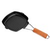 Frying Pan Folding Non Stick Portable Anti Scald Wooden Handle
