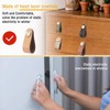 voleseni Leather Cabinet Knobs,4pcs Drawer Door Pulls Handles, Cupboard Cabinet