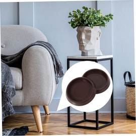 Gatuida 12Pcs Floor Protector for Carpet Round Caster Cups Non Slip Furniture Pads for Sofas Chairs and Tables Wheel Grippers for Smooth Surfaces