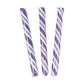 Fun Express Old Fashioned Candy Sticks Purple - 80 Individually Wrapped Retro Candy Canes for Wedding Party Favors, Candy Buffet & Bridal Shower | Nostalgic Bulk Treats for Special Events