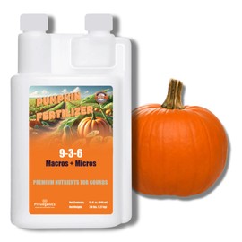 Pumpkin Fertilizer | (32 fl. oz.) | Foliar & Soil Applied Liquid Fertilizer for Pumpkins & Gourds | Boosts Growth & Yields | Easy to Use | Fast-Acting | Ideal for Pumpkins & Squash