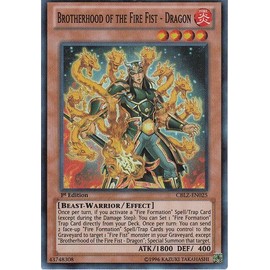YU-GI-OH! - Brotherhood of The Fire Fist - Dragon (CBLZ-EN025) - Cosmo Blazer - 1st Edition - Super Rare