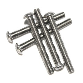 ISO 7380-1 M5 x 50 Stainless Steel A2-70 Lens Screws with Hexagon Socket Set of 25