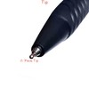 DIGNO Retractable Ballpoint Pens, BLACK, Fine Point (0.7mm), Pack of