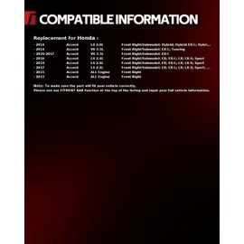 Torchbeam Front Steering Knuckle & Wheel Bearing Hub Assembly Replaces Honda Accord 2013-2017,Passenger Side 698474