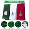 BYAWAY Christmas Hand Towels - Decorative Set, 25" x 16",