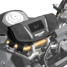 Rhinowalk Motorcycle Handlebar Bag 2L MJX2010, Waterproof Handlebar Bag with Rain Cover & Shoulder Strap, Suitable for ADV Enduro Touring