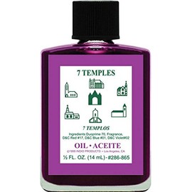 (1Pack) Indio Products Spiritual Anointing Oil- Seven Temples 1/2oz
