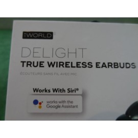 iworld Delight True Wireless Earbuds Works w/Siri &GOOGLE, Bluetooth-Dark Green
