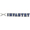 Army Infantry Window Strip Decal Sticker