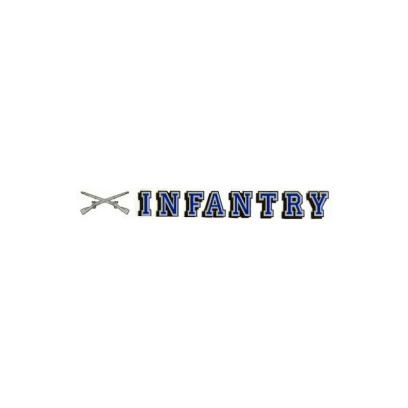 Army Infantry Window Strip Decal Sticker