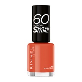 Rimmel 60 Seconds Super Shine Nail Polish, 410 Wild Spice 8 ml
