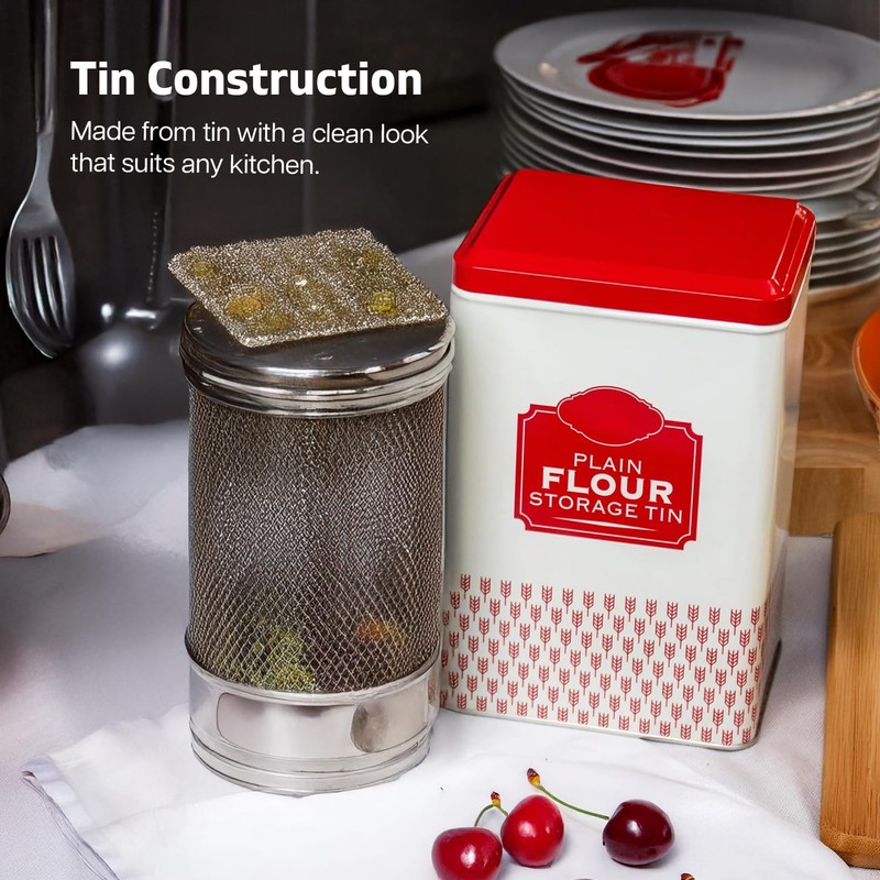 Flour Storage Containers | Self Raising Flour Tin with Lid