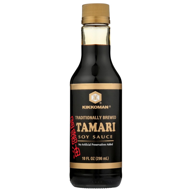 Kikkoman Naturally Brewed Tamari Soy Sauce 10 Fl oz -