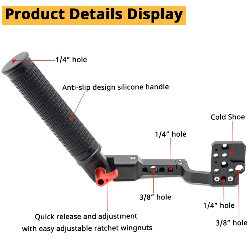 HAFOKO Ronin S Ronin SC Gimbal Handle Handy Sling Handle