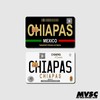 Card Stickers - Mexico Placas (Mexican License Plate) - For