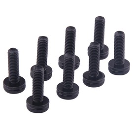 M8 x 1.25 Screw Bolts Compatible with Jeep Wrangler JK 8 PCS Rust-Resistant Hardtop Bolts Set for Windshield Frame Roll Bar Tail Light LED Light Brackets Door Hinges Headlights High-Strength Steel