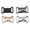 HEALLILY 2pcs Metal Side Release Buckles Adjustable Quick Release Clips