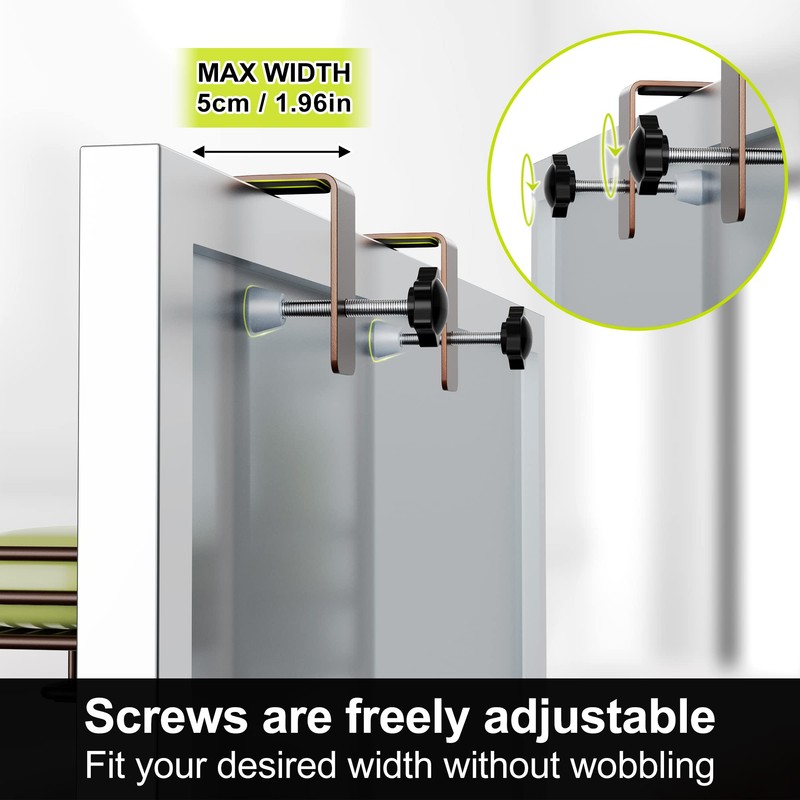 Orimade Over the Door Shower Caddy Adjustable 5 Tier Bronze,Bathroom