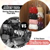 HANLANXUE 4 Pack Purse Organizer for Closet, Purse Hanger with