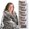 Grizzly Gear Emergency Mylar Thermal Blankets (10 Pack) Survival Kit