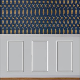 COUKIU Pre-Cut 3 Set Peel and Stick Wall Molding Trim Kit, 12" x24" Premade Wainscoting Panels, Self Adhesive Moulding Panel for Interior Walls Picture Frame