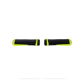 BBB Cycling BHG-96 Cobra Handlebar Grips for Mountain and Road Bikes (Black/Neon Yellow)