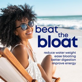 her own Debloat Gummy, Bloating and Gas Relief, Helps Reduce Water Retention, Supports Energy, with Apple Cider Vinegar and Dandelion, Gluten and Soy Free, Vegan, 60 Gummies, 60 Servings