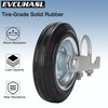 Gate Wheel Supporting Metal Swing Gate with 1-5/8" Thru 2"