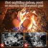 Ceramic Fire Balls for Fire Pit & Outdoor Fireplace (Beige,