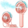 SWEETFULL Portable Misting Fan - 180° Foldable Handheld Personal Fan