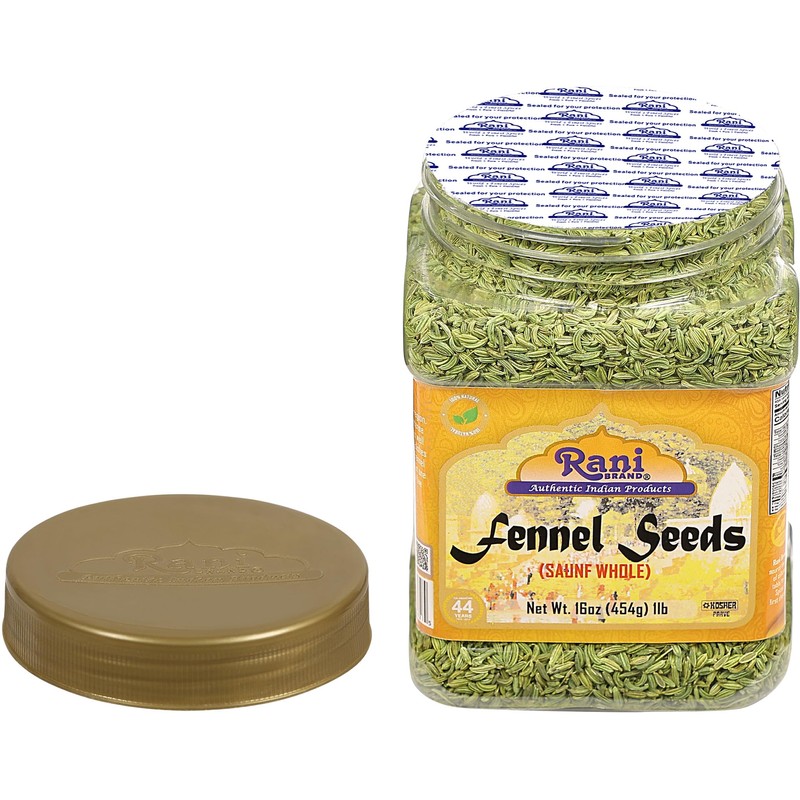 Rani Fennel Seeds (Saunf Sabut) Whole Spice 16oz (1lb) 454g