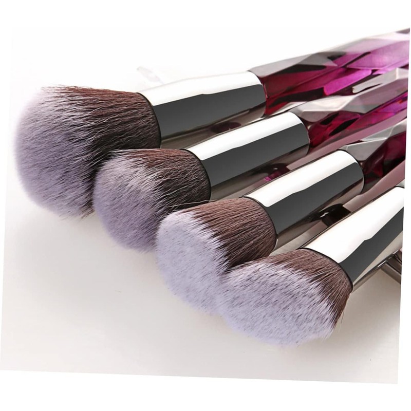 Ipetboom Juego De 10 Brochas De Maquillaje Con Cerdas Blancas
