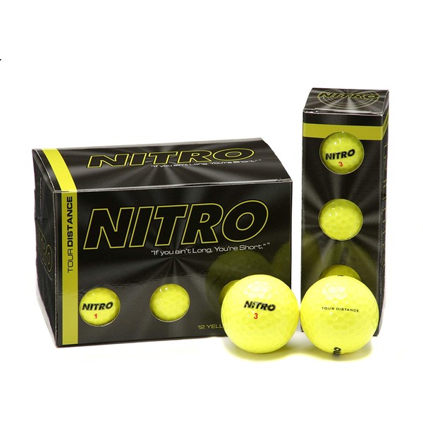 Nitro Tour Distance Soft 15 Pack - Yellow
