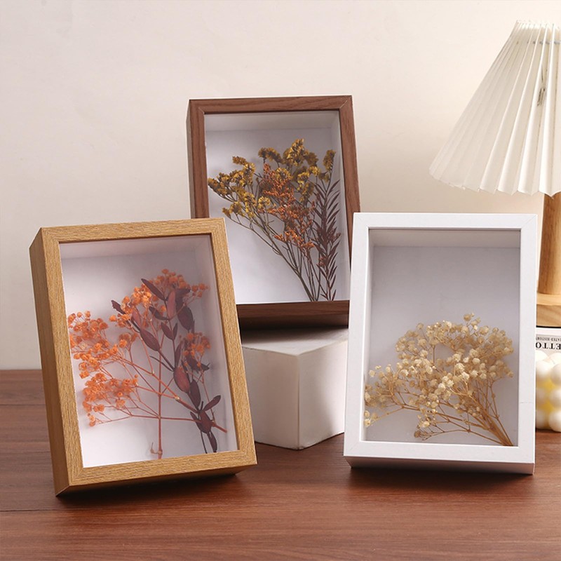 Shadow Box Frame Deep Wood - Display Box 4 X